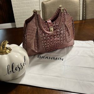 Pink Brahmin Celia bag! Used once for vacation! Perfect condition!